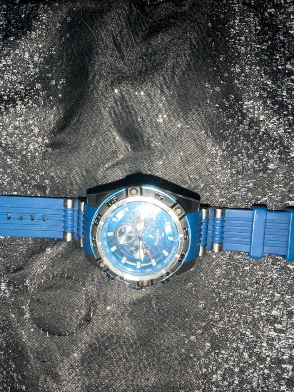 Invicta Speedway 25506 Blue Dial Chronograph Watch 52mm